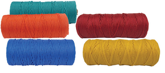 Mercer's Marine 4 mm Blue Braided Poly Twin 2 lb
