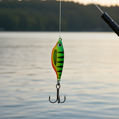 13 Fishing FB-FT38 Flash Bang Rattle Spoon Fire Tiger