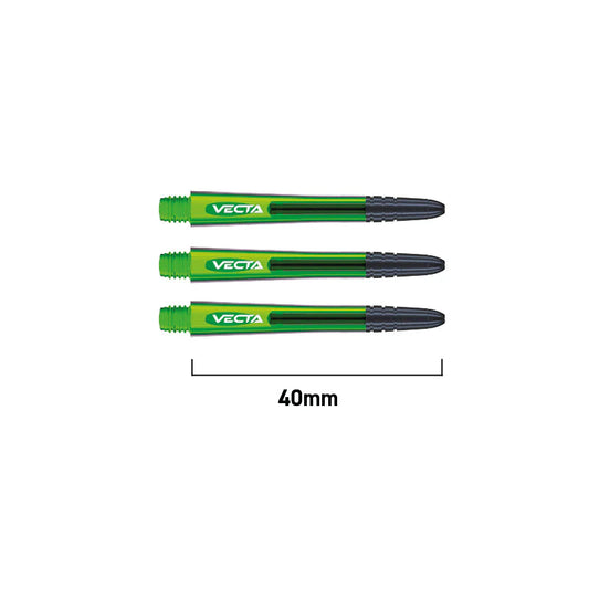 Winmau Vecta Dart Shafts Green Medium