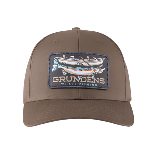 Grundens Drift  Boat Trucker Hat Driftwood