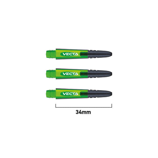Winmau Vecta Dart Shafts Green Short