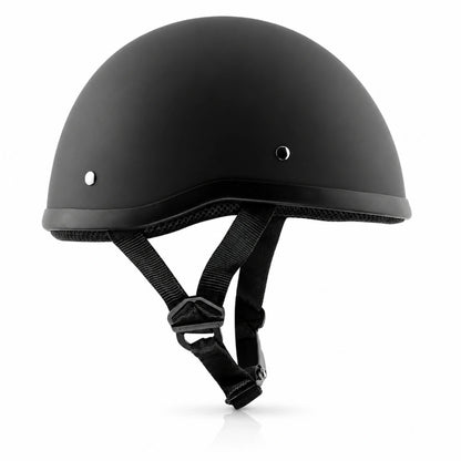 Classic QR Beanie Helmet Without Visor in Dull Black