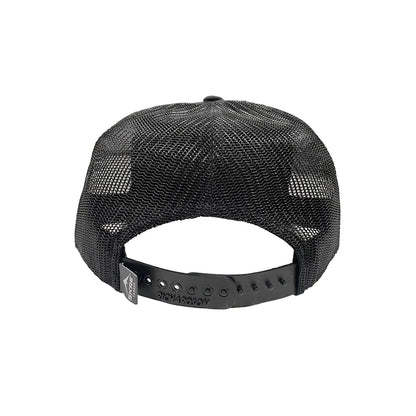 SKRE Black on Black Patch Flatbrim Hat
