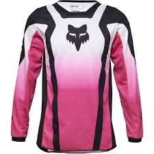 Fox Youth Girls 180 Jersey Black/Pink Youth XL