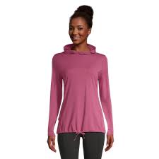 WOMEN UPF HOODIE PINK medium