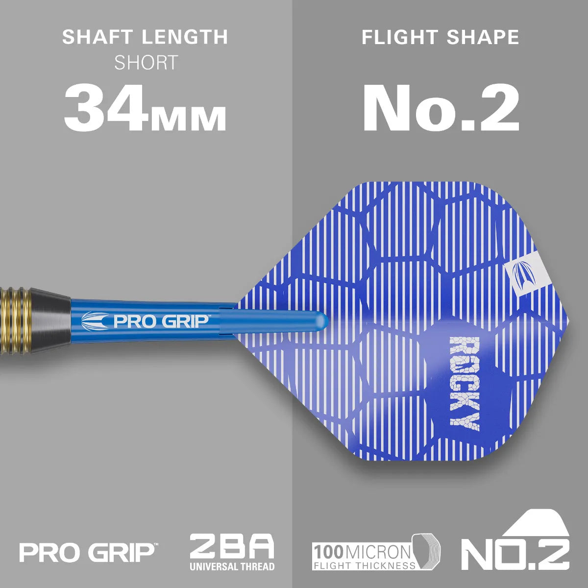 Target Darts Josh Rock Brass Dart Set 22 g