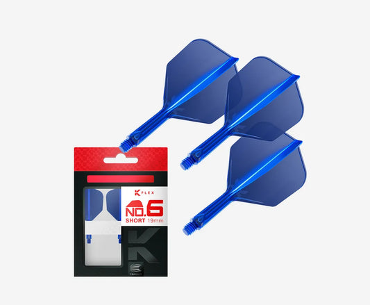 Target Darts K-Flex No. 6 Blue Short