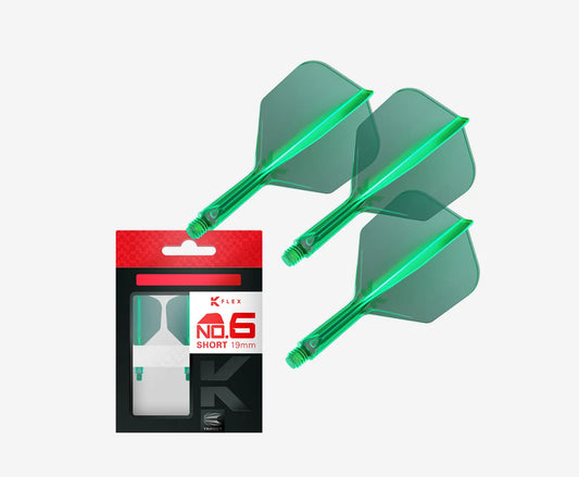 Target Darts K-Flex No. 6 Flight Green Short