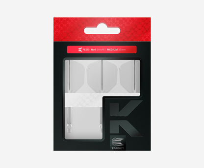 Target Darts K-Flex No. 6 Flight Clear Medium