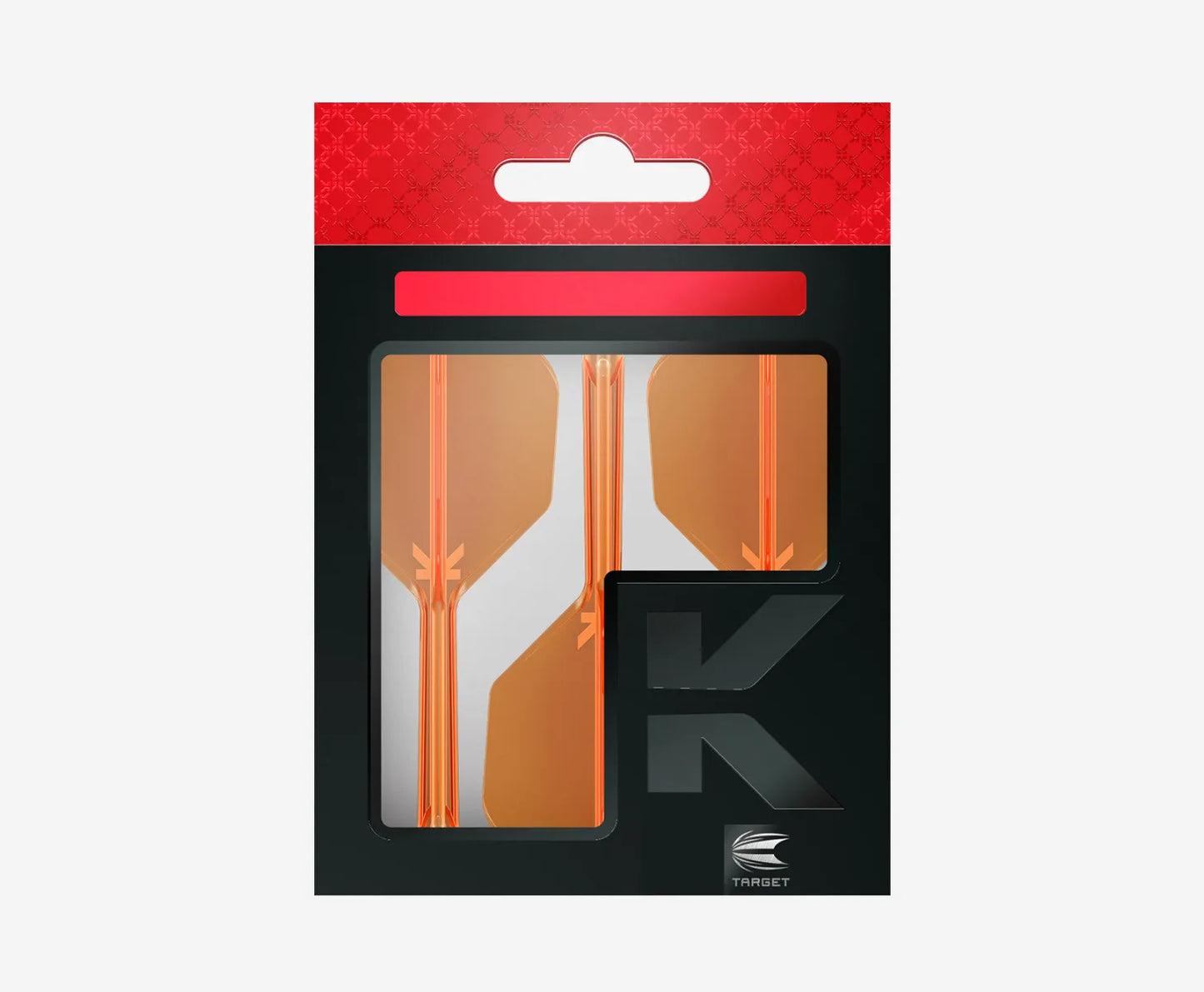 Target Darts K-Flex No. 6 Flight Neon Orange Medium
