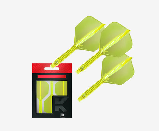 Target Darts K-Flex No. 6 Flight Neon Yellow Intermediate