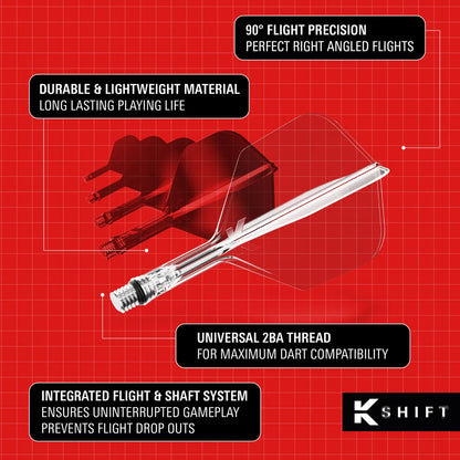 Target Darts K-Shift No. 6 Clear Short