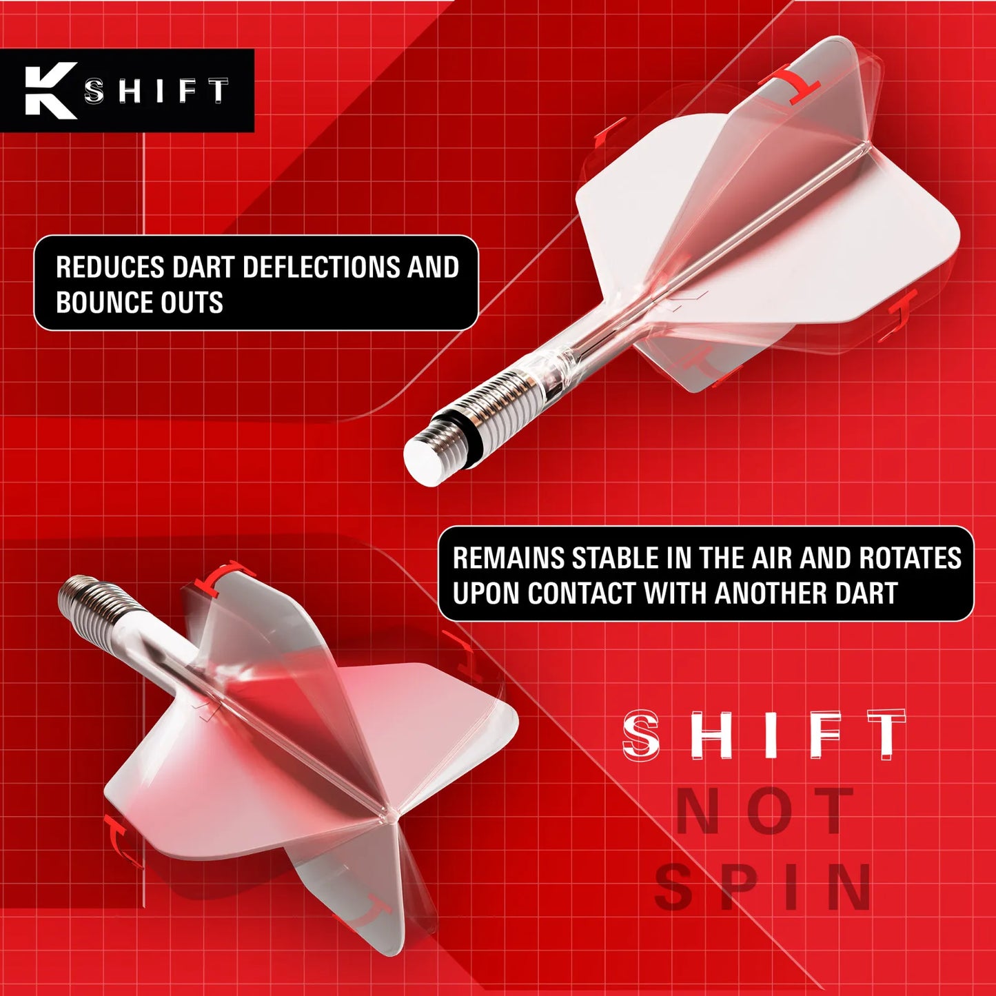 Target Darts K-Shift No. 6 White Medium