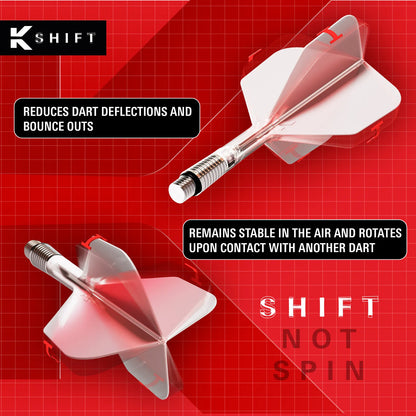 Target Darts K-Shift No. 6 White Medium