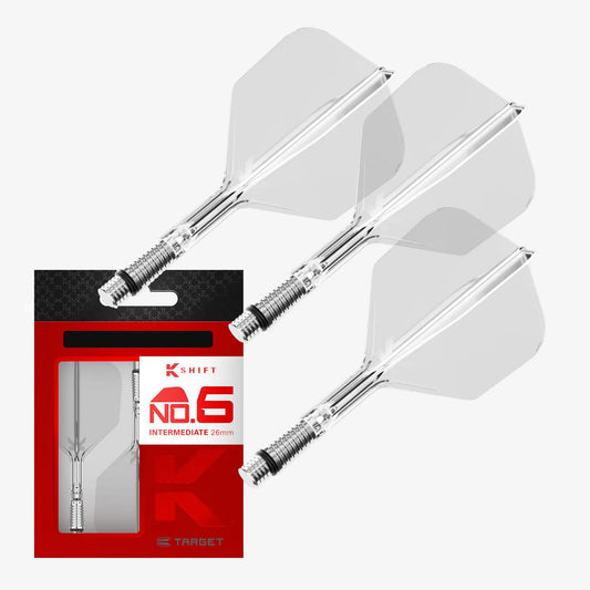 Target Darts K-Shift No. 6 Clear Intermediate