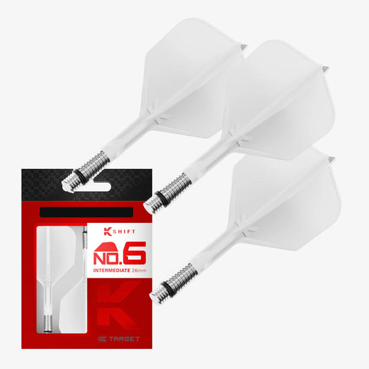 Target Darts K-Shift No. 6 White Intermediate