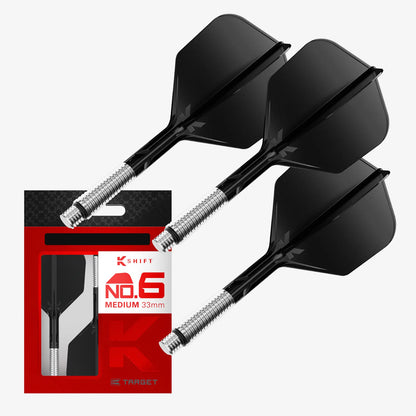 Target Darts K-Shift No. 6 Black Medium