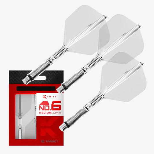Target Darts K-Shift No. 6 Clear Medium