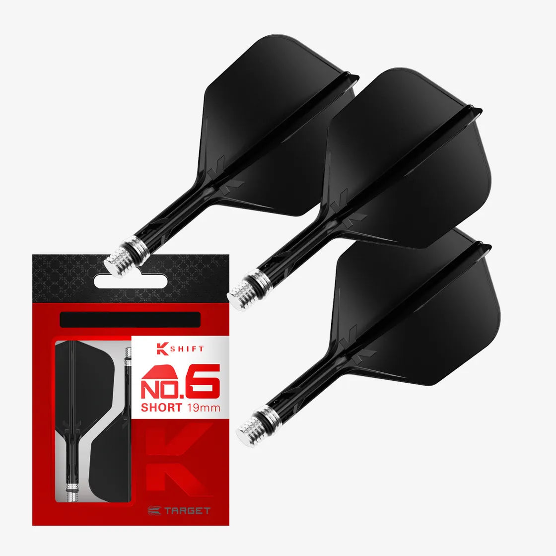 Target Darts K-Shift No. 6 Black Short