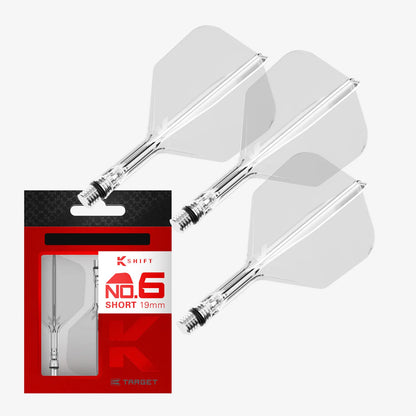 Target Darts K-Shift No. 6 Clear Short
