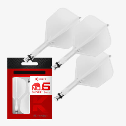Target Darts K-Shift No. 6 White Short