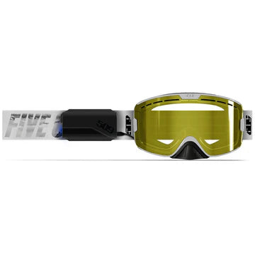 CKX Kingpin Ignite Heated Goggles Whiteout Polarized Yellow Tint