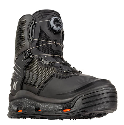 Korkers River Ops BOA Boot Felt & Vibram Size 13