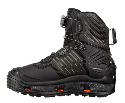 Korkers River Ops BOA Boot Felt & Vibram Size 13