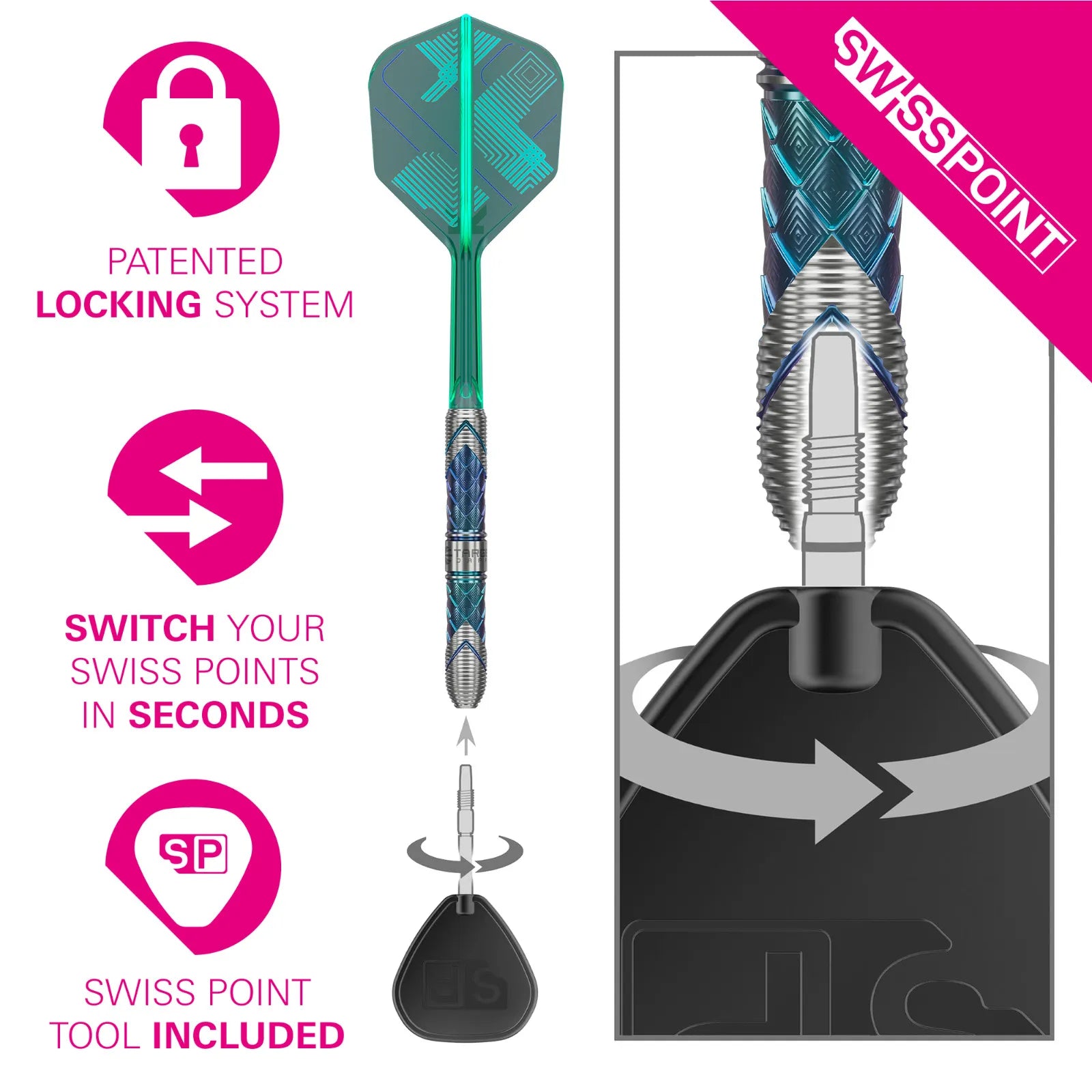 Target Darts KZ Ceros 03 SP Dart Set