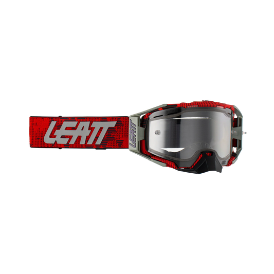 Motocross Goggle Velocity 6.5 Enduro Red Clear LEATT