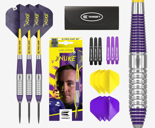 Target Darts Luke Littler Brass Dart Set 22 g