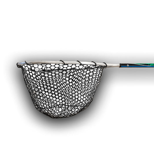 O'Pros Hybrid Net Large Silver Frame 18" Handle