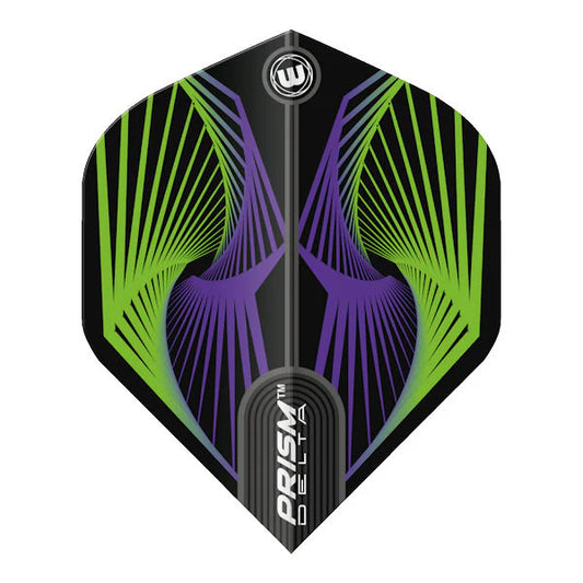 Winmau Prism Delta Flights Green and Purple