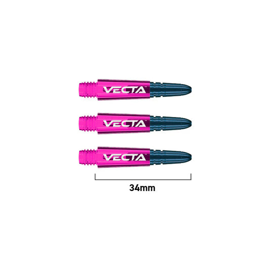 Winmau Vecta Dart Shafts Pink Short