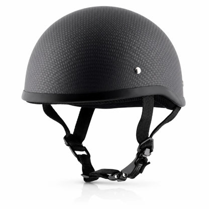 Classic QR Beanie Helmet Without Visor in Dull Carbon