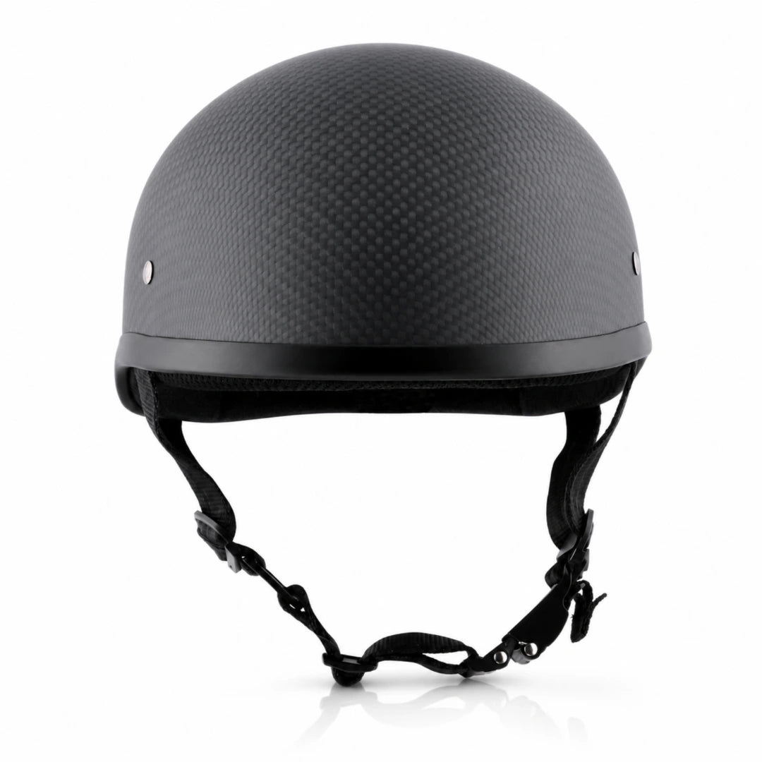 Classic QR Beanie Helmet Without Visor in Dull Carbon