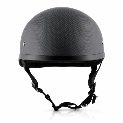 Classic QR Beanie Helmet Without Visor in Dull Carbon