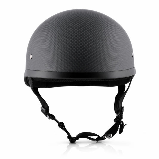 Classic QR Beanie Helmet Without Visor in Dull Carbon