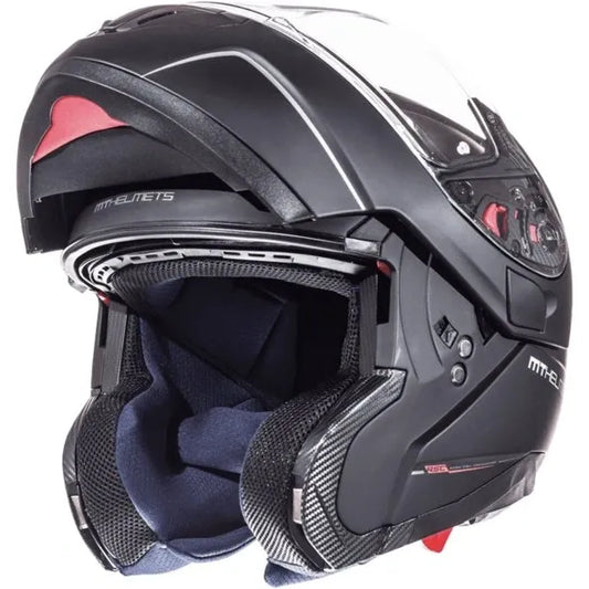 Atom Helmet SV Solid D/L BLK MAT SM