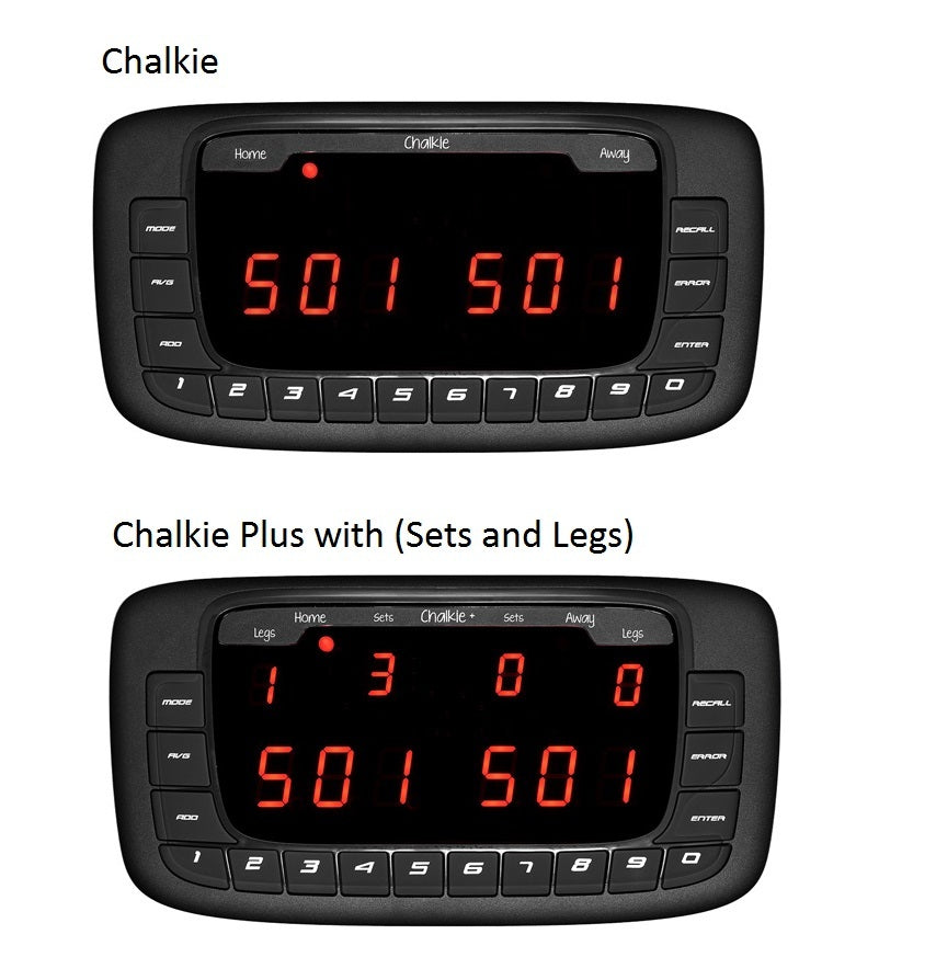 Chalkie Electronic Darts Scorer Black