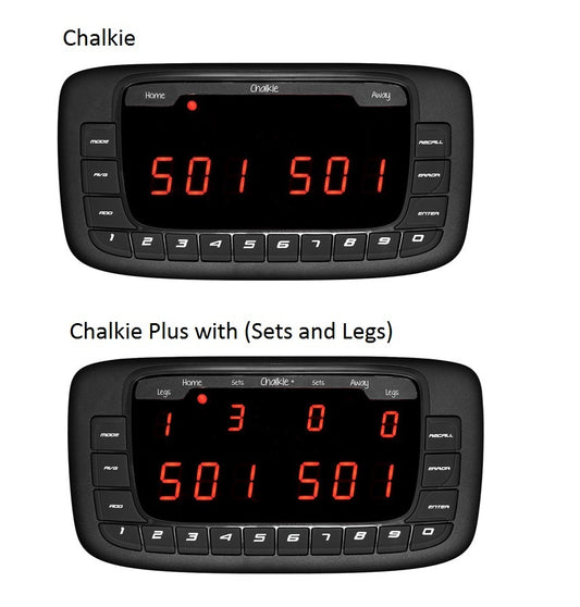 Chalkie Electronic Darts Scorer Black