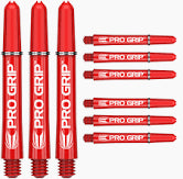Target Darts Pro Grip Shaft Red 9-Pack Short