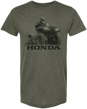 Honda Atv Premium Tee Green Large