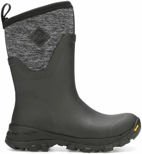 Muck Women's Artic Ice Arttic Grip Black/Hea Size 8