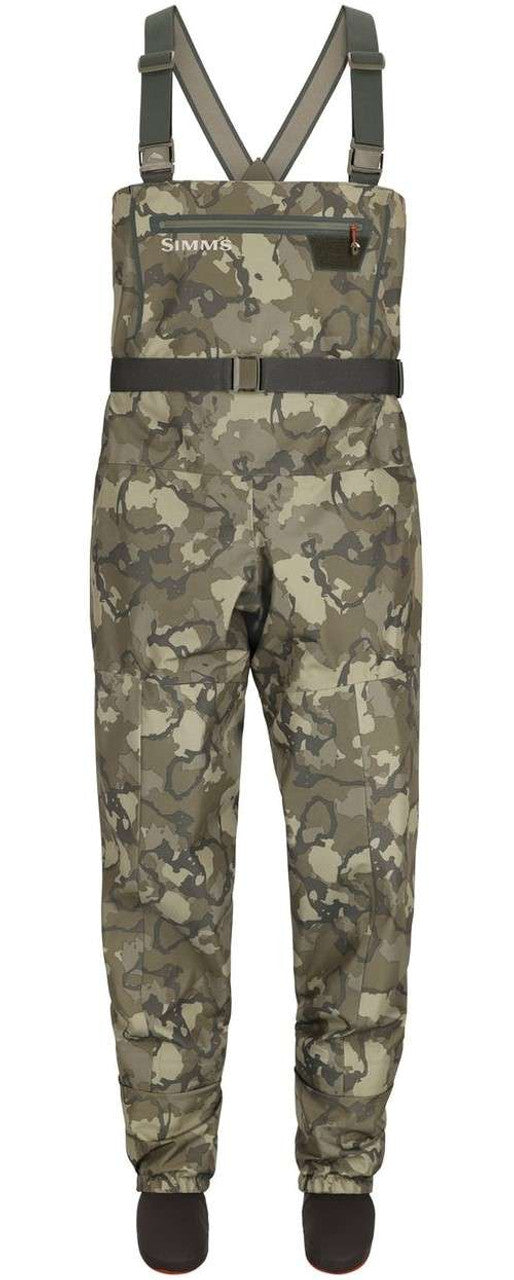 Simms Tributary Waders Mens Regimen Camo Olive Drab LK 9-11
