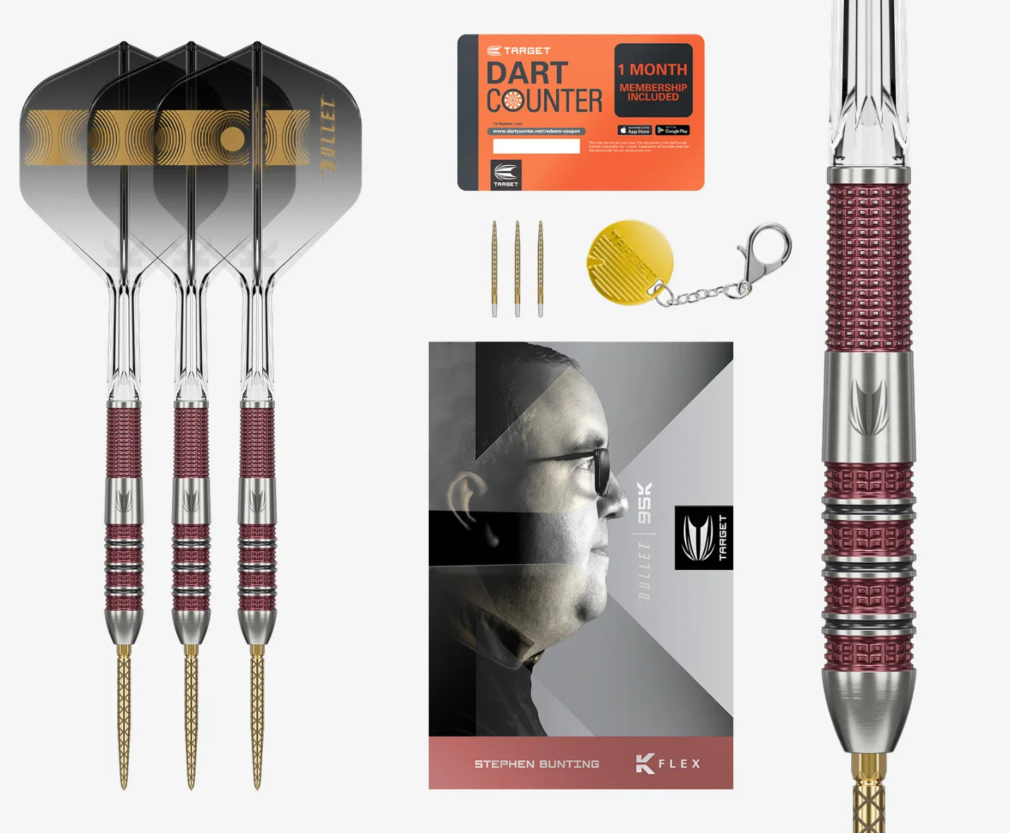 Target Darts Stephen Bunting 95K SP Dart Set