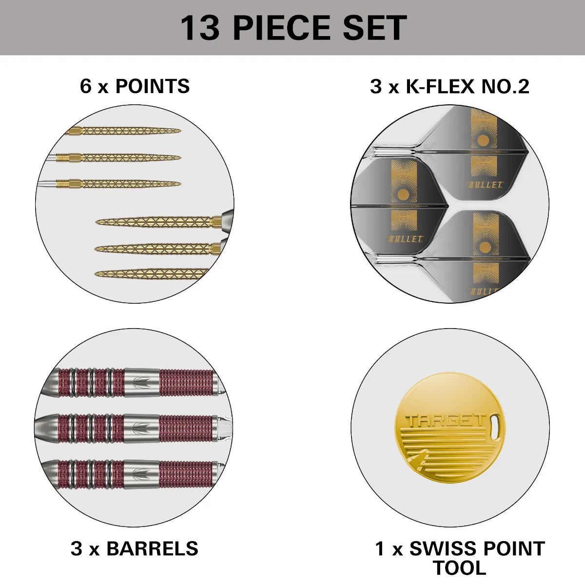 Target Darts Stephen Bunting 95K SP Dart Set