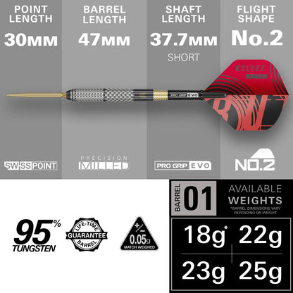 Target Darts Stephen Bunting G5 Void SP 23 g
