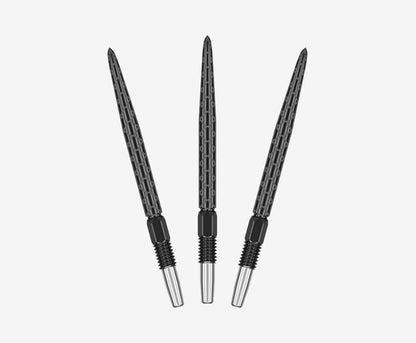 Target Darts Diamond Pro Points Black 32 mm