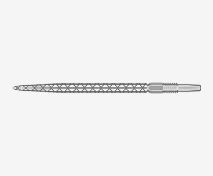 Target Darts Swiss Diamond Pro Points Silver 35 mm